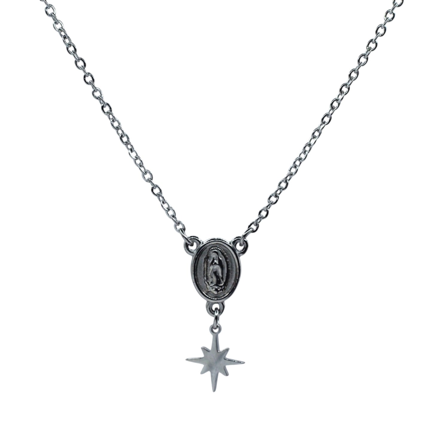 COLLAR VIRGEN CON ESTRELLA DE BELEN