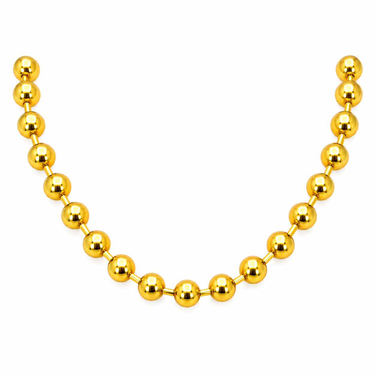 COLLAR CHUNKY BROCHE Y BOLITAS