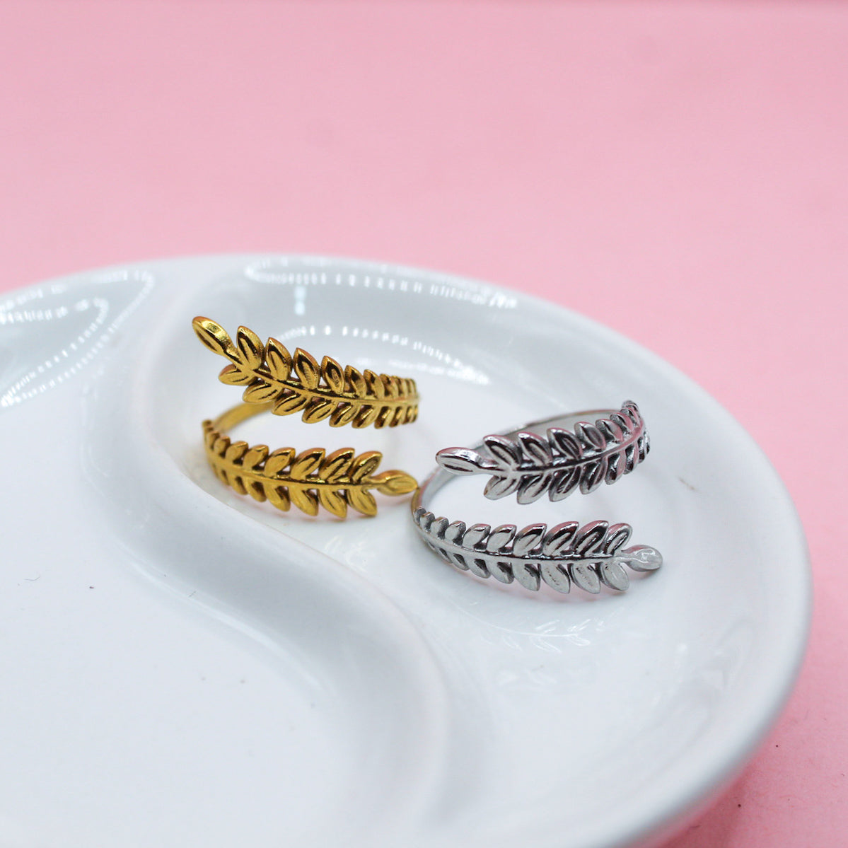 ANILLO ESPIRAL HOJAS