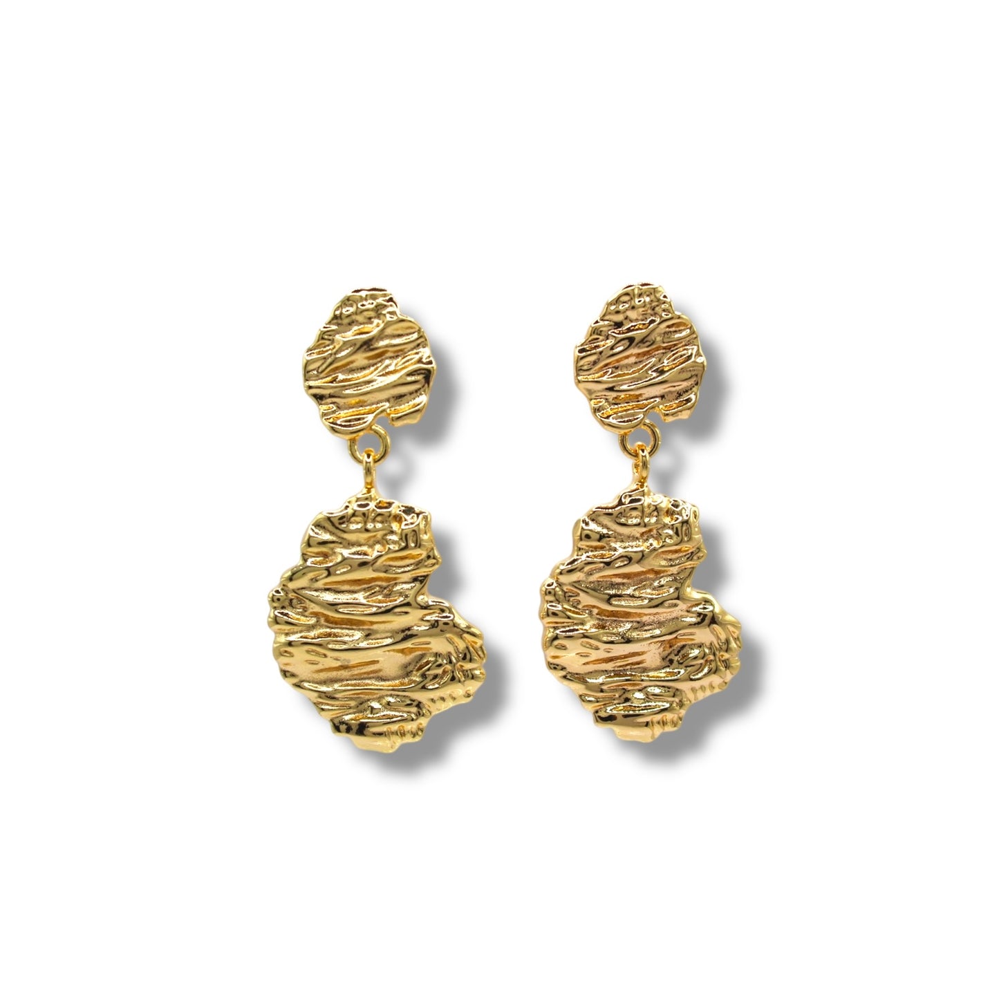 ARETES TEXTURA COLGANTES