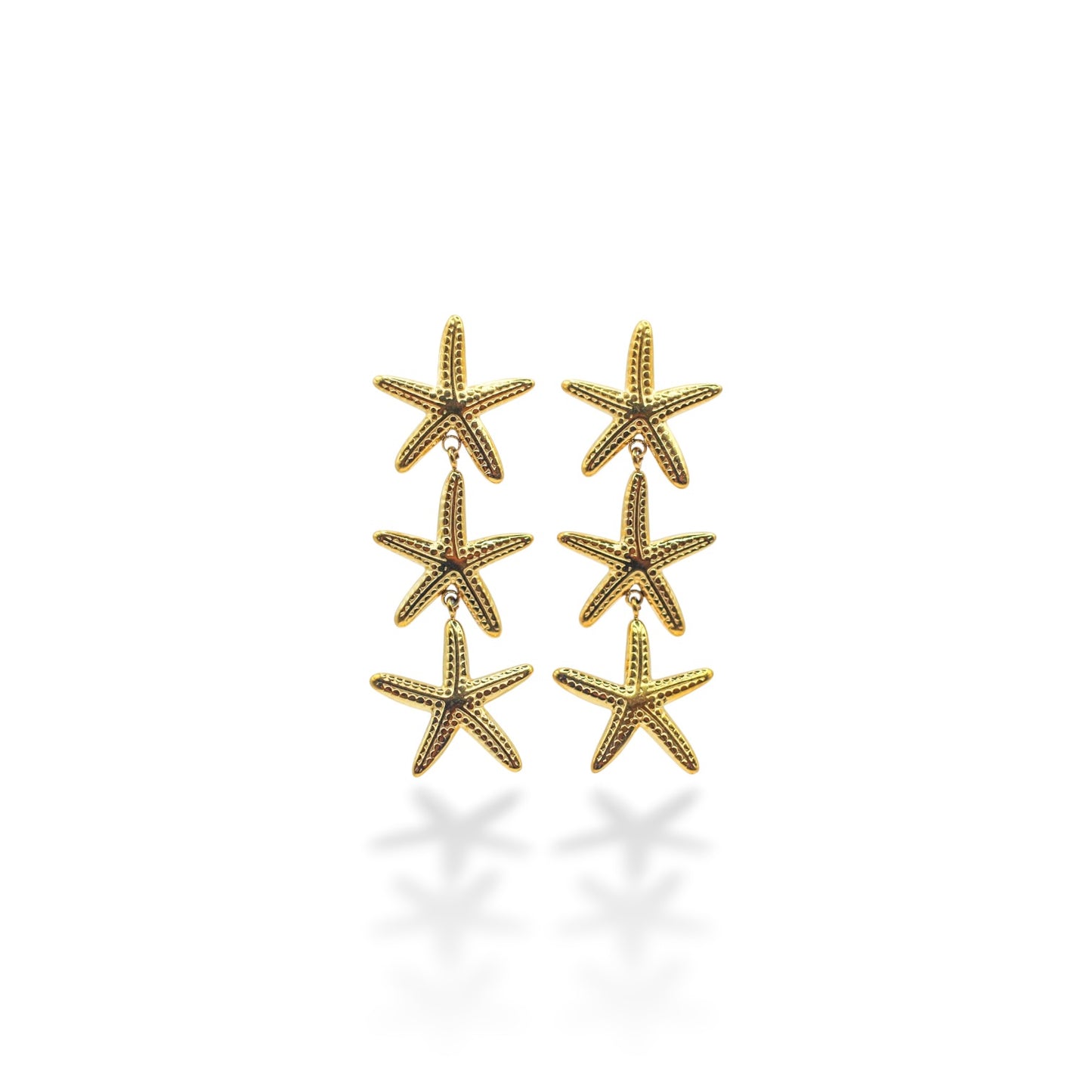 ARETES TRES ESTRELLAS DE MAR