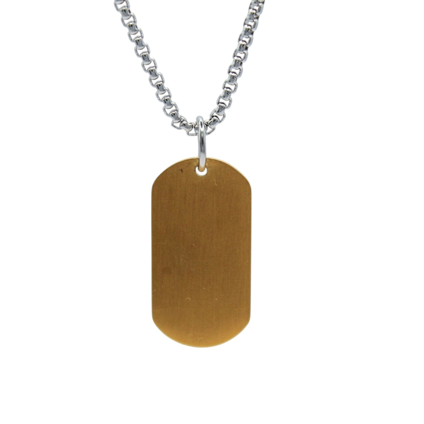 PLACA RECTANGULAR DORADA