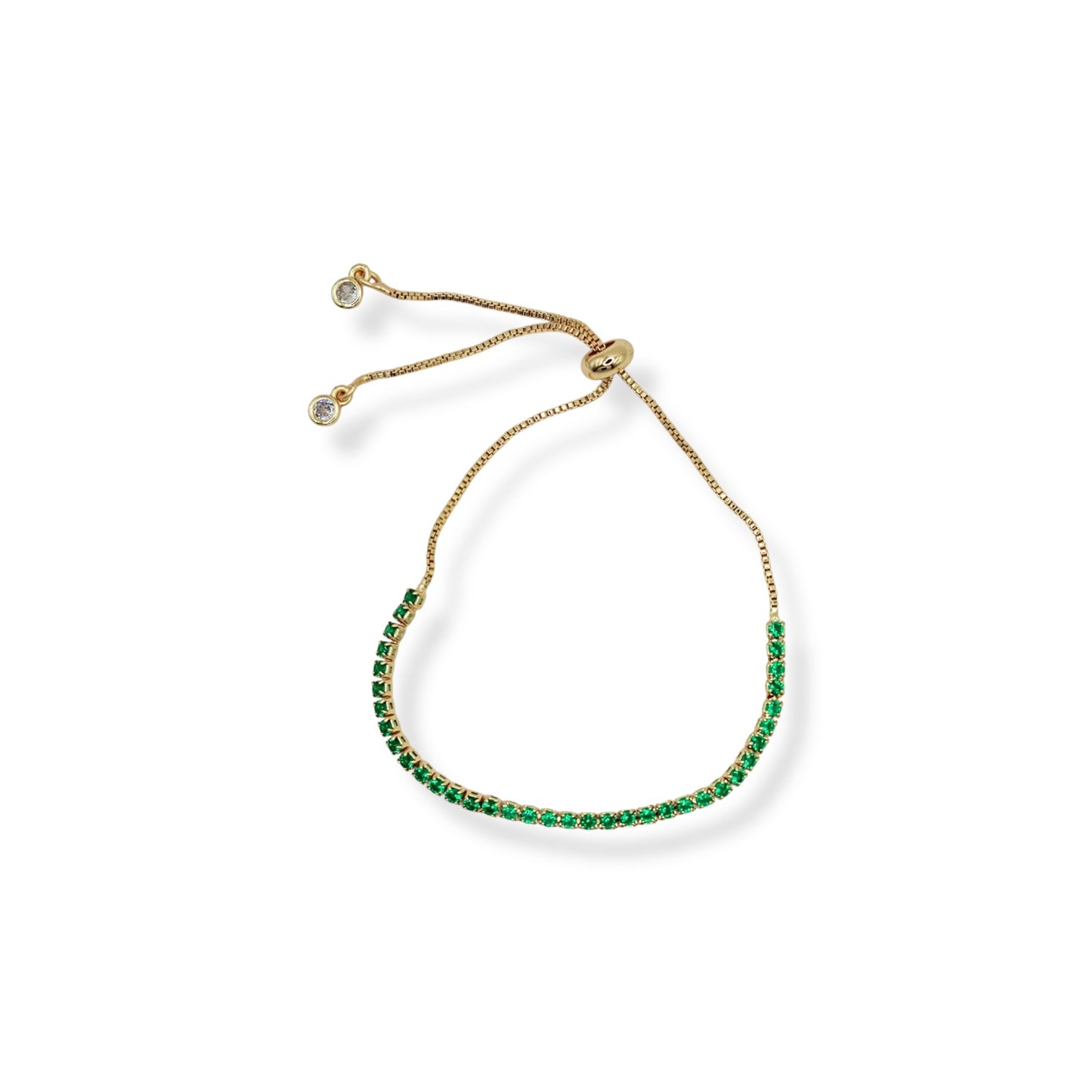 PULSERA ZIRCONIAS AJUSTE