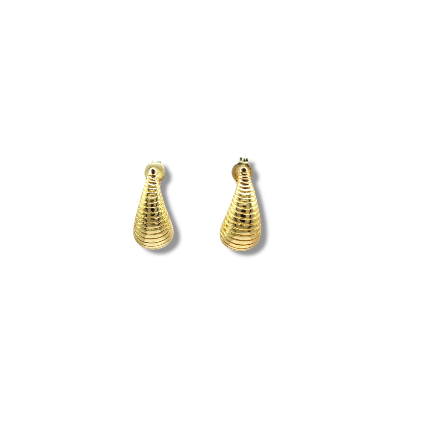 ARETES GOTA CON RAYAS