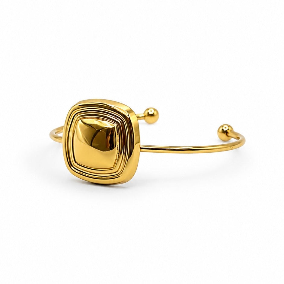 BRAZALETE RÍGIDO CUADRADO CHUNKY