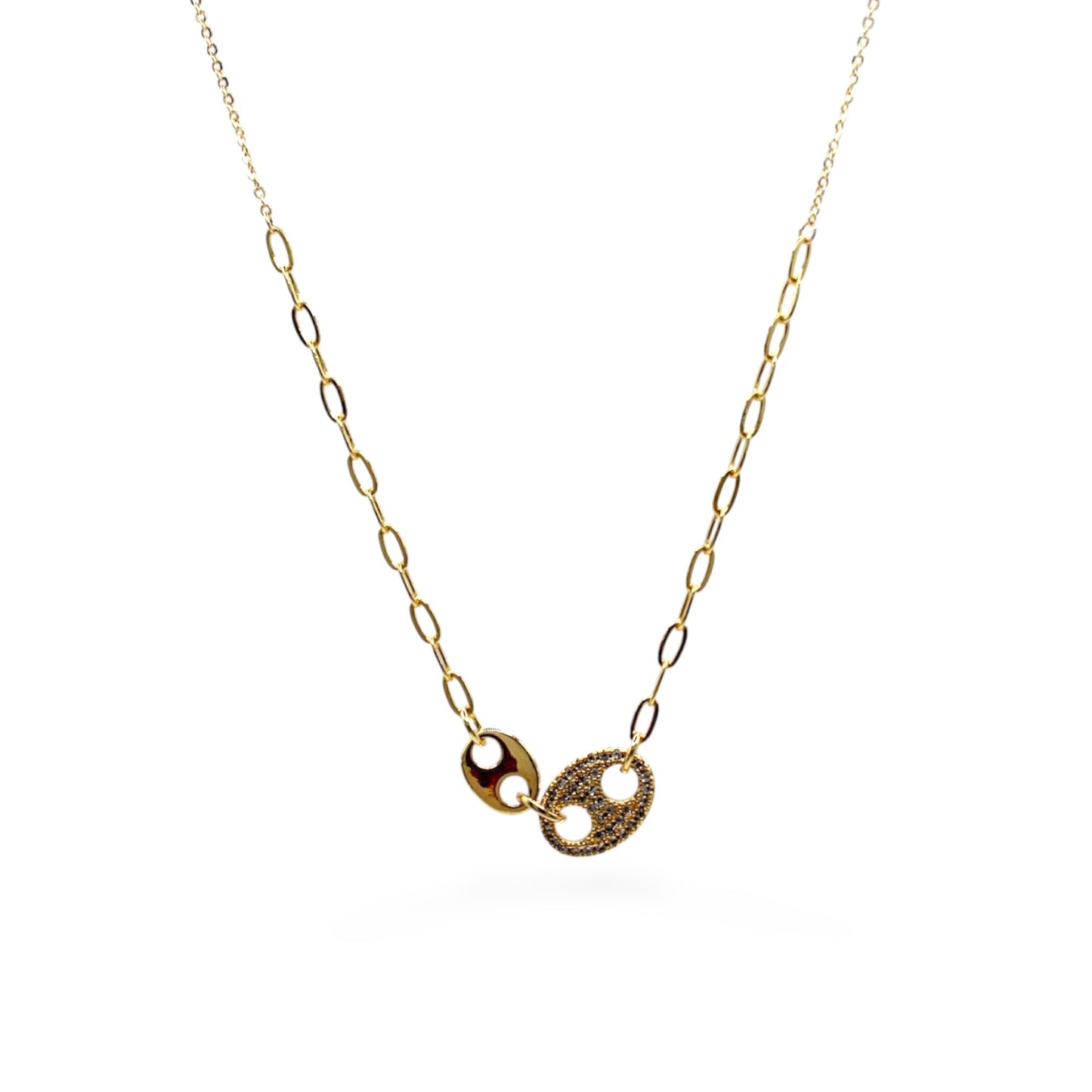 COLLAR PLATEADO DOS CADENAS