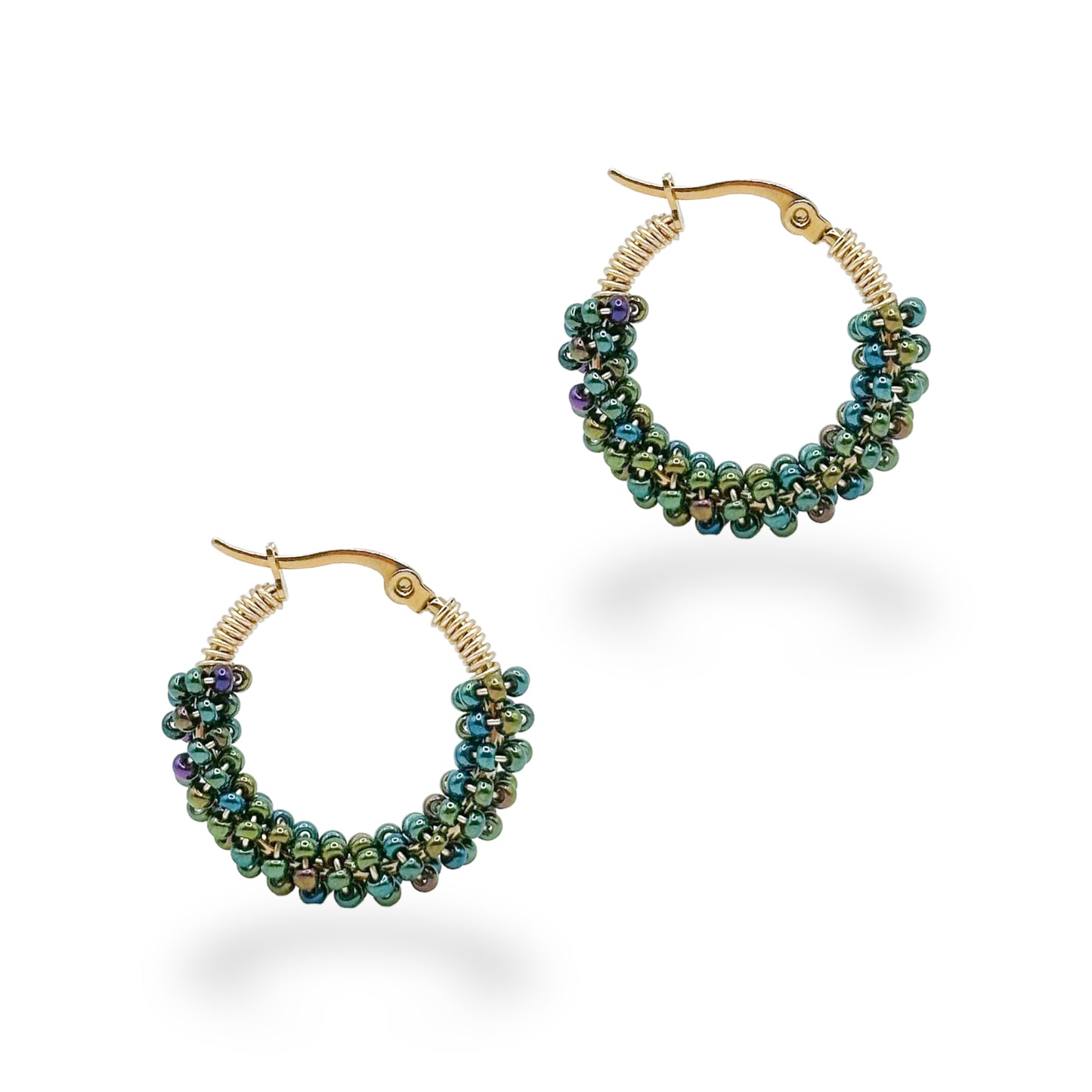 ARRACADAS VERDE ELECTRICO