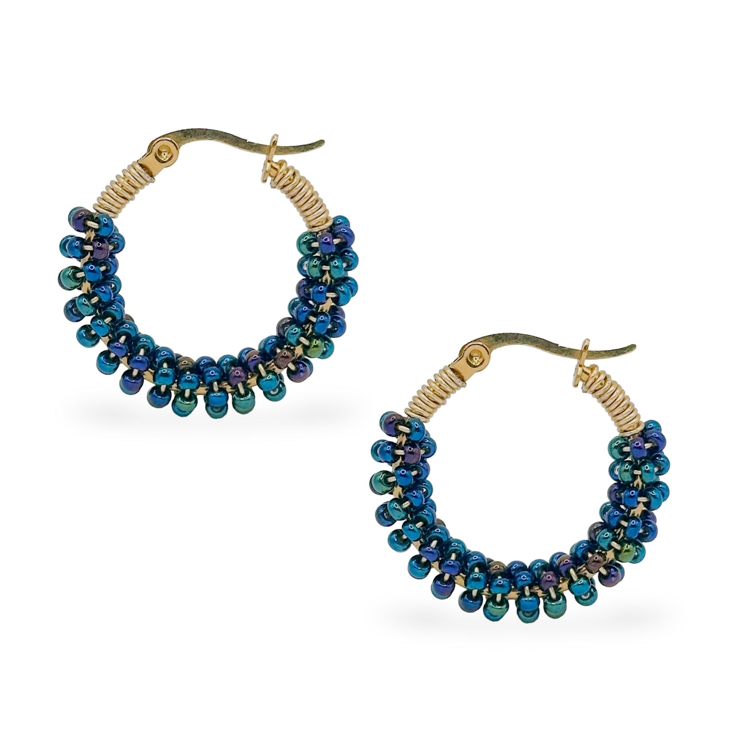 ARRACADAS AZUL ELECTRICO