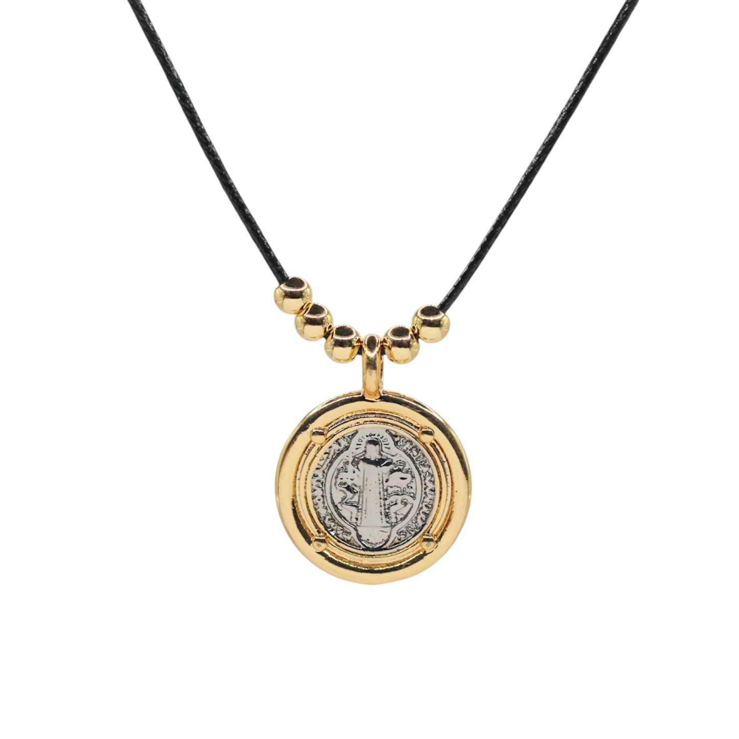 COLLAR AJUSTABLE SAN BENITO CINCO BOLITAS