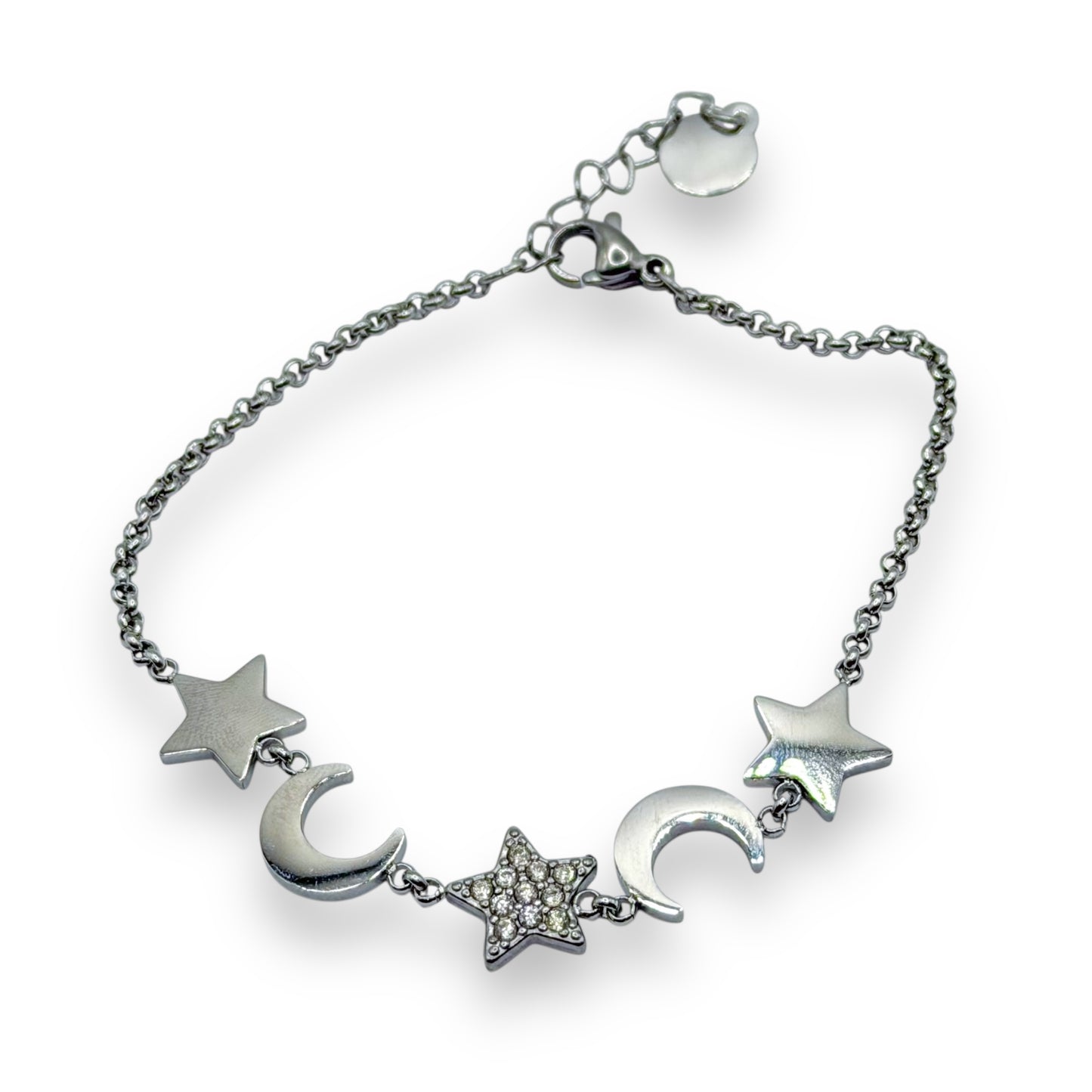 PULSERA ESTRELLAS Y LUNAS