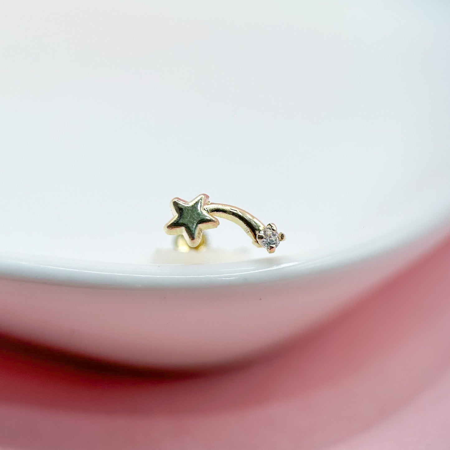 ESTRELLA FUGAZ ZIRCONIA 10K