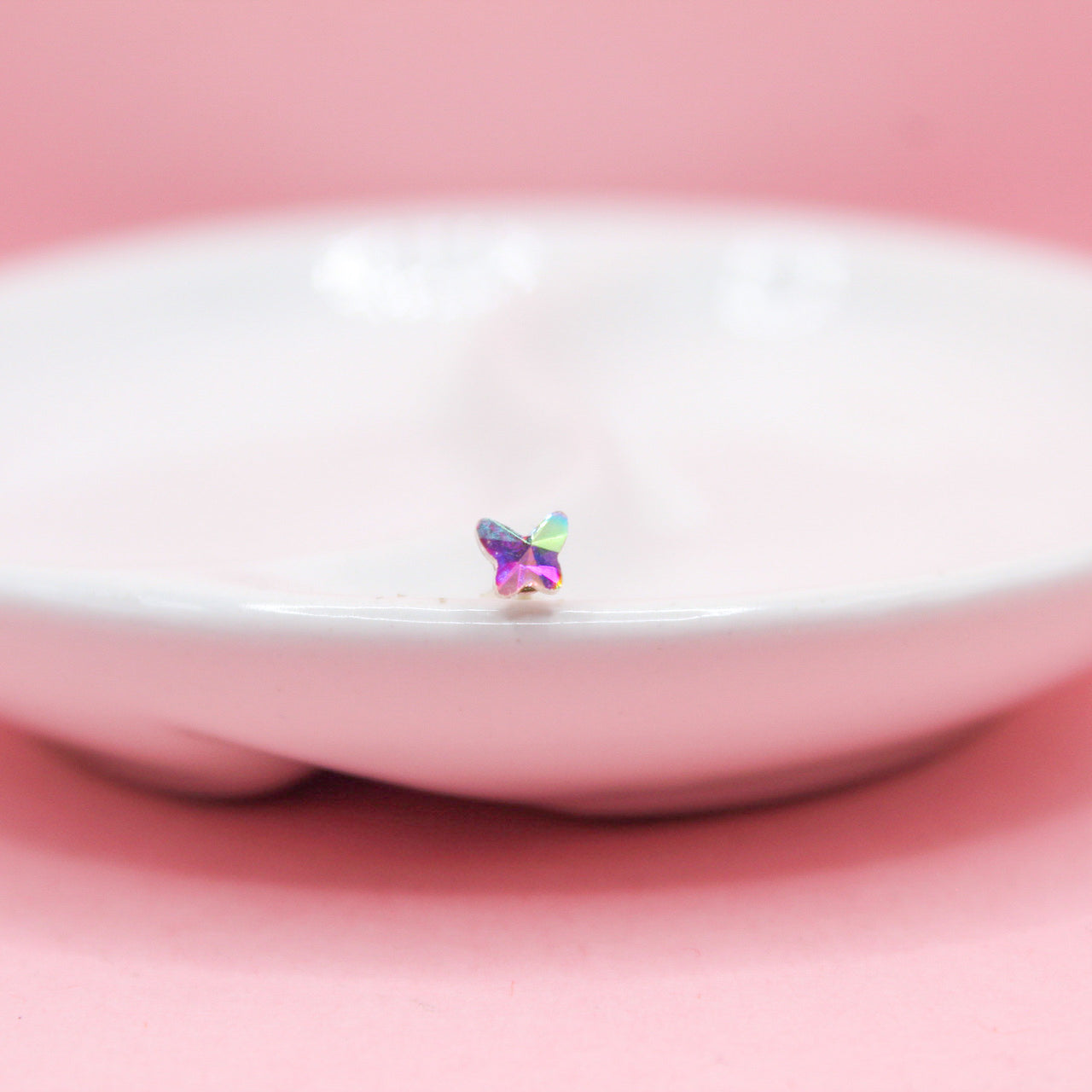 BROQUEL MARIPOSA TORNASOL .925