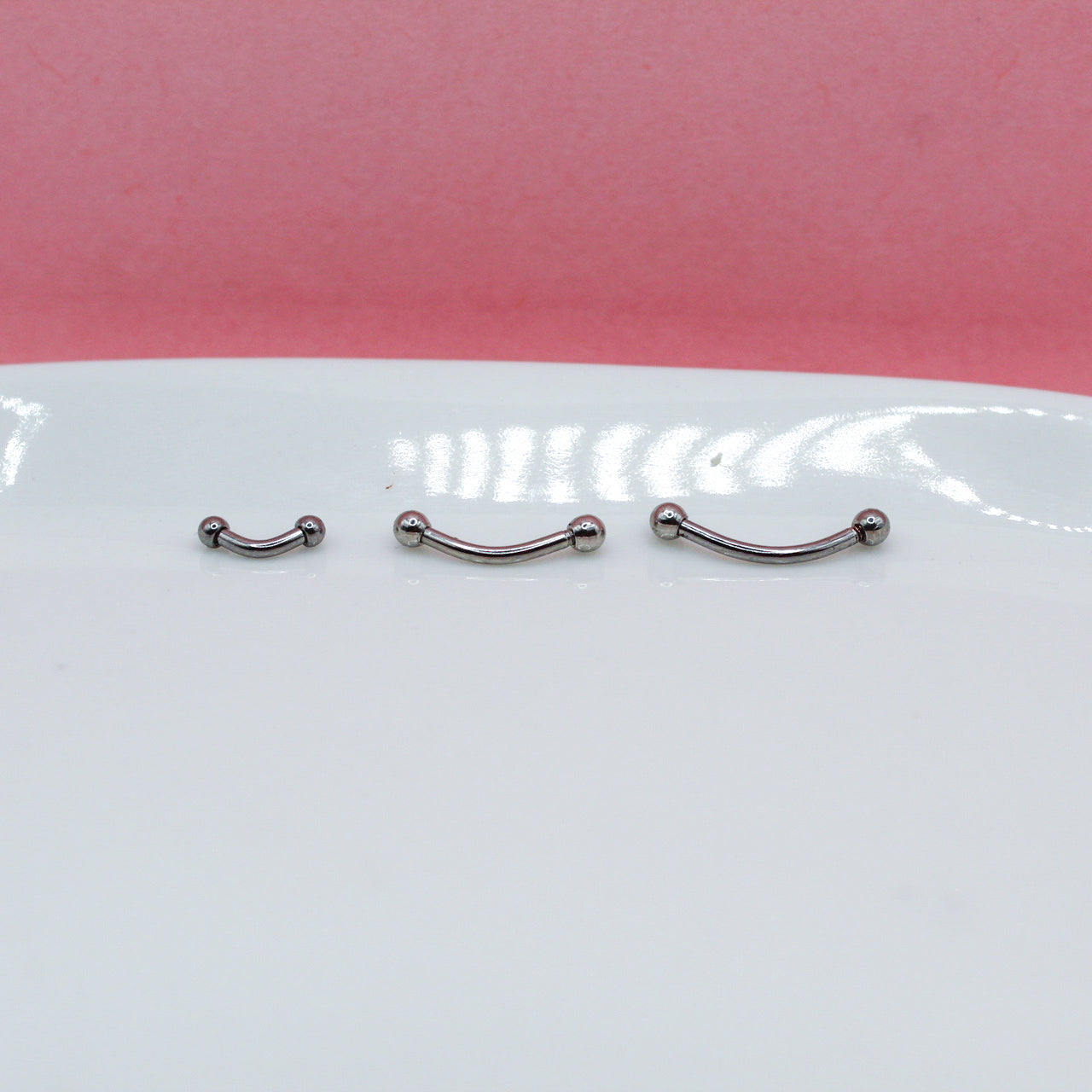 BANANA PLATEADA BOLA CHICA 316L