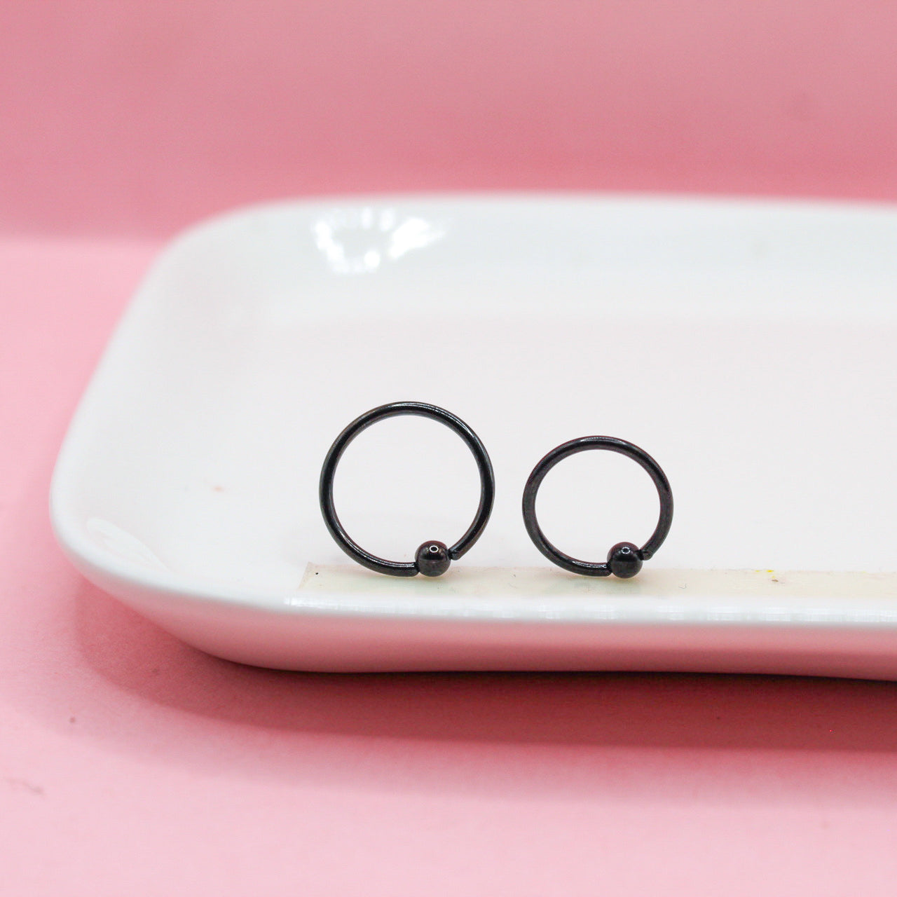 ARGOLLA NEGRA BOLA MEDIANA 316L