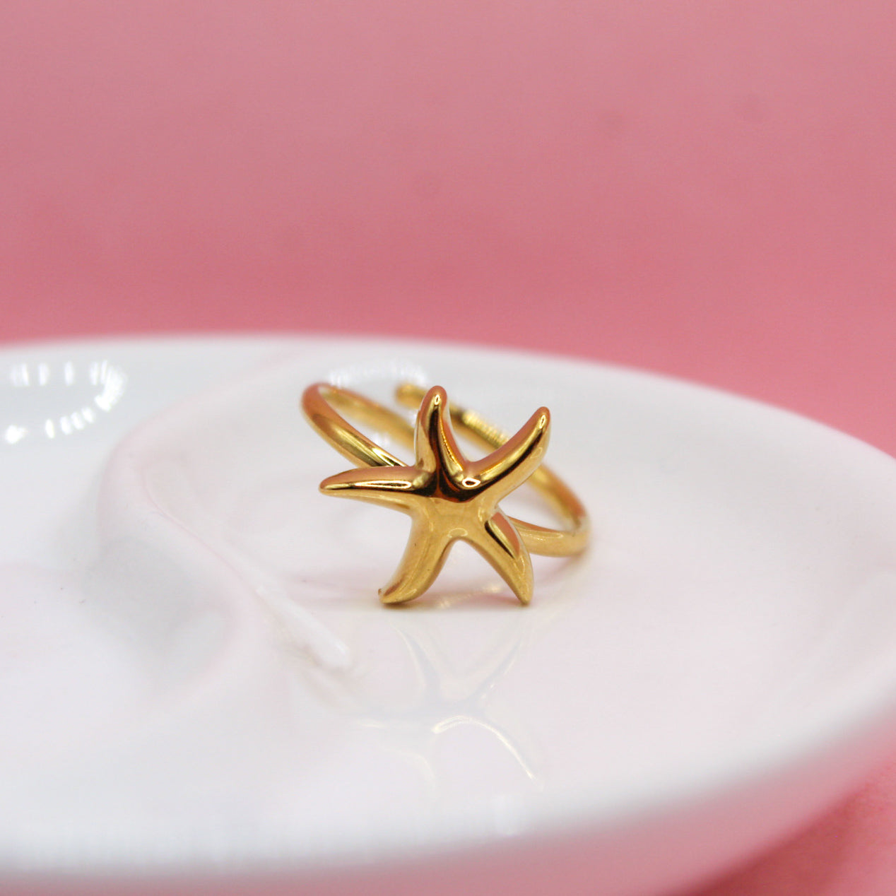 ANILLO ESTRELLA DE MAR LISA