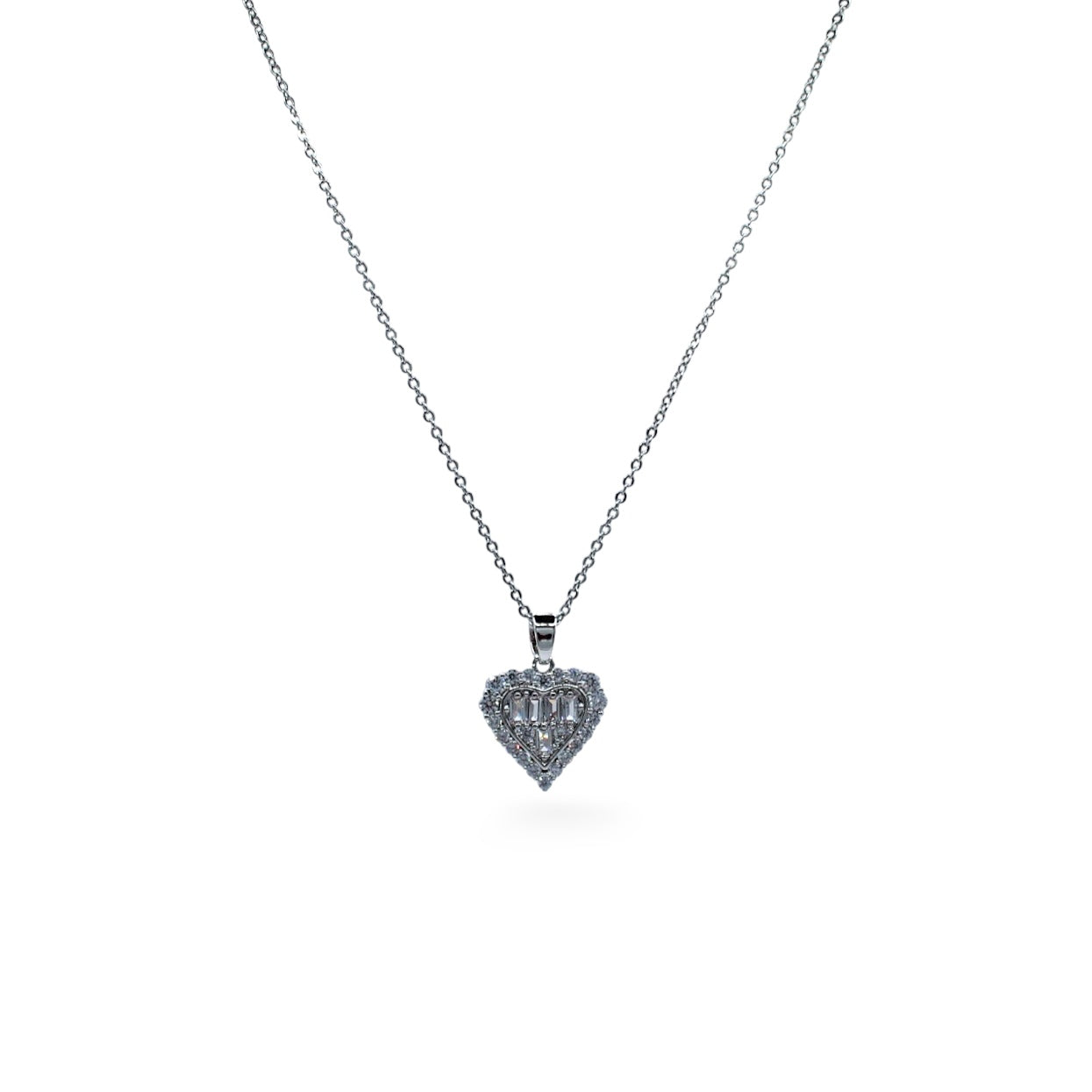 COLLAR CORAZÓN CON ZIRCONIAS