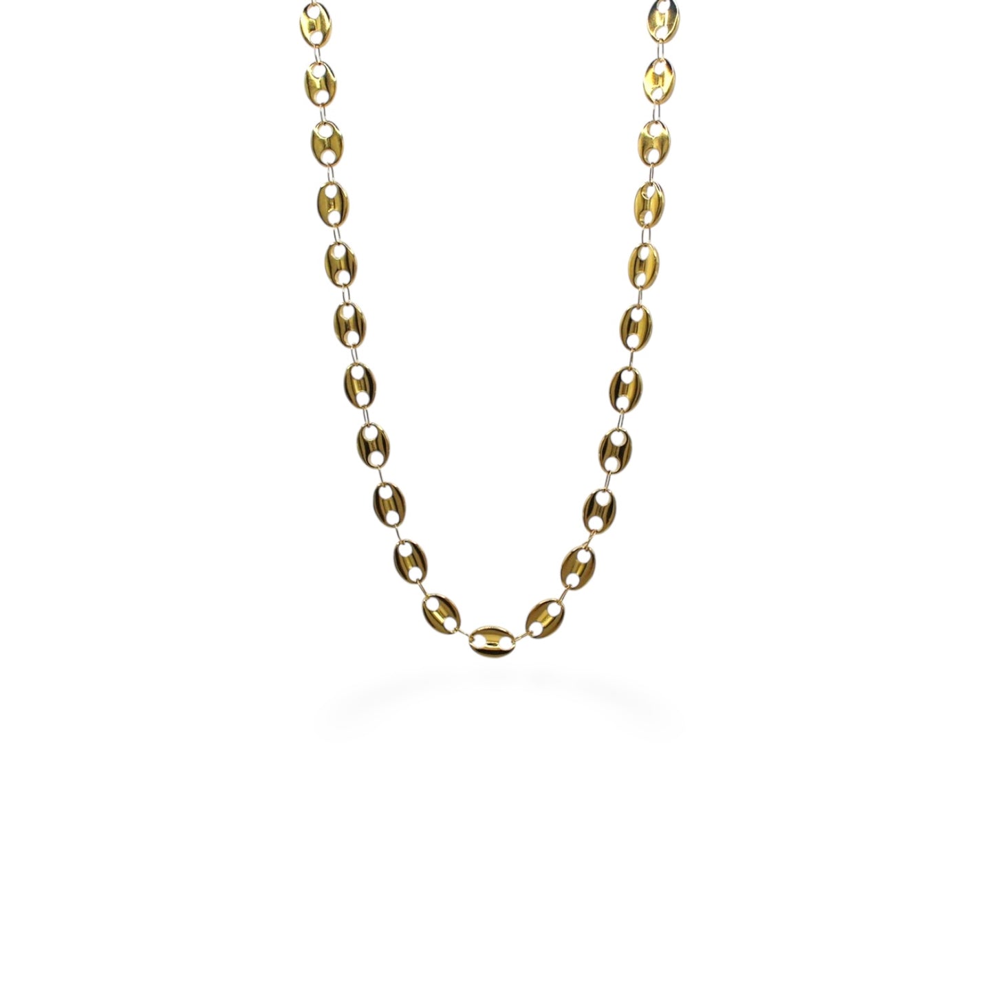 COLLAR ESLABÓN OVALADO LISO