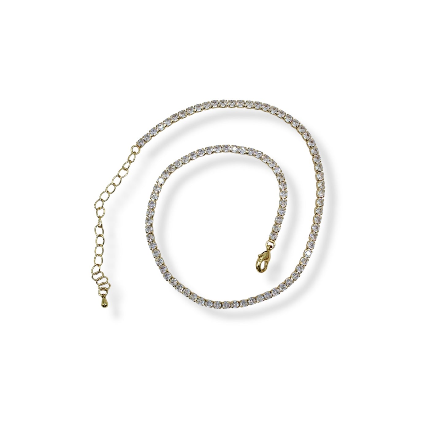 COLLAR ZIRCONIAS BLANCAS (GARGANTILLA)
