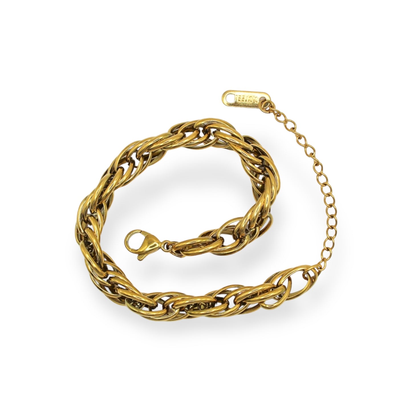 PULSERA ESLABONES TORCIDOS