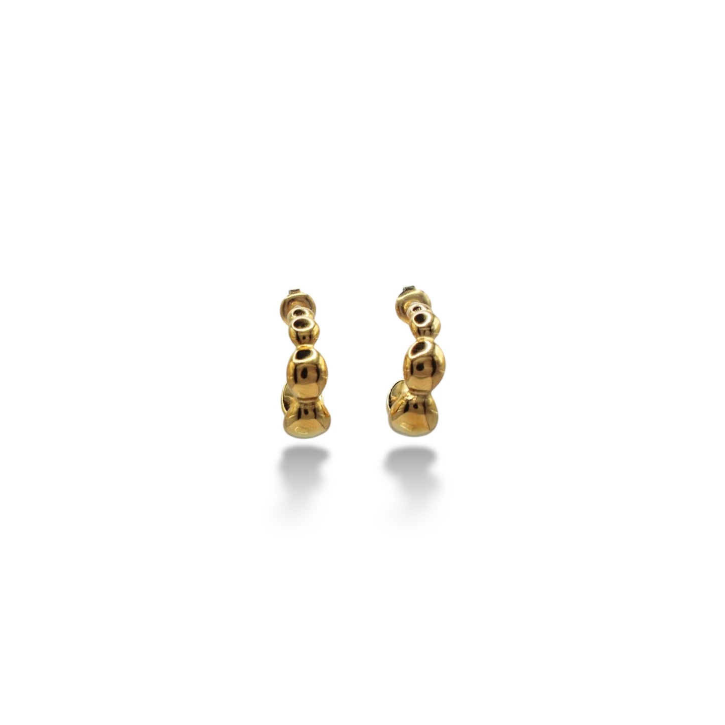 ARETES MEDIA ARRACADA BOLAS GRANDES