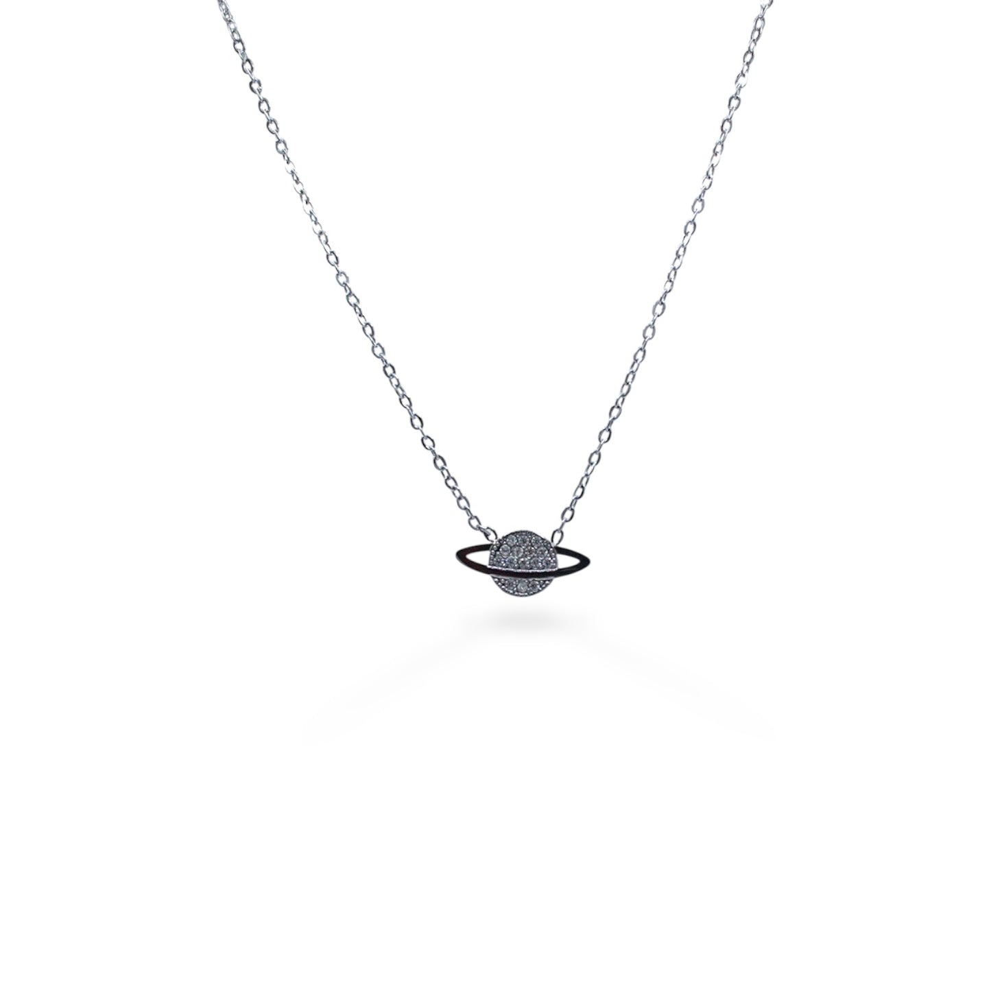 COLLAR SATURNO ZIRCONIAS