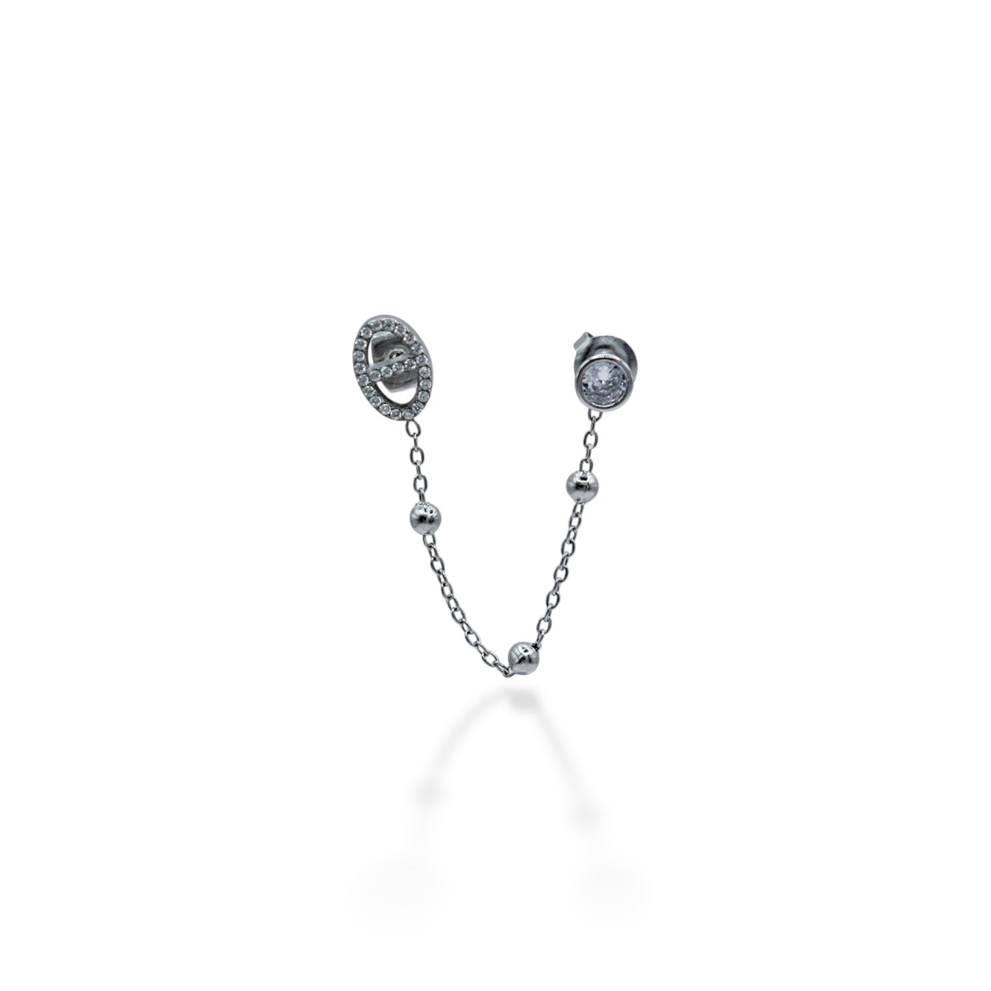 ARETE CADENA CIRCULO PARTIDO Y BRILLO