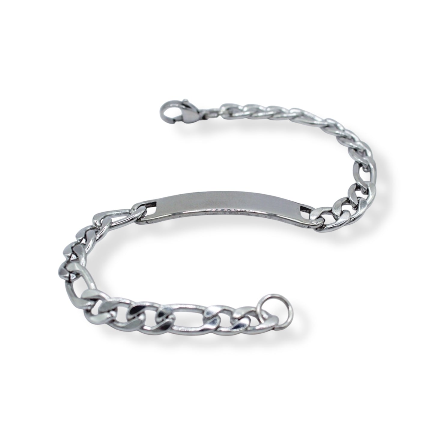 ESCLAVA PLATEADA ESLABÓN LARGO