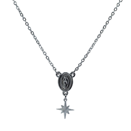 COLLAR VIRGEN CON ESTRELLA DE BELEN