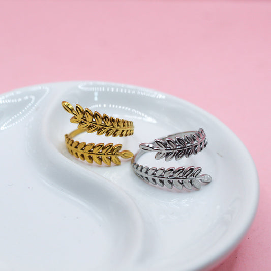 ANILLO ESPIRAL HOJAS
