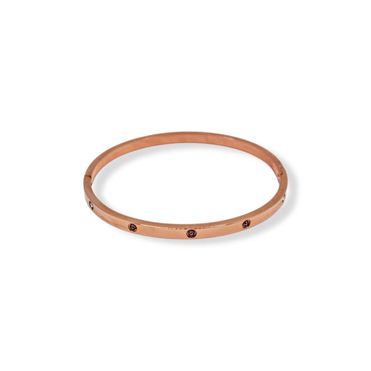 BRAZALETE CARTXR ROSE GOLD SOLO ZIRCONIAS