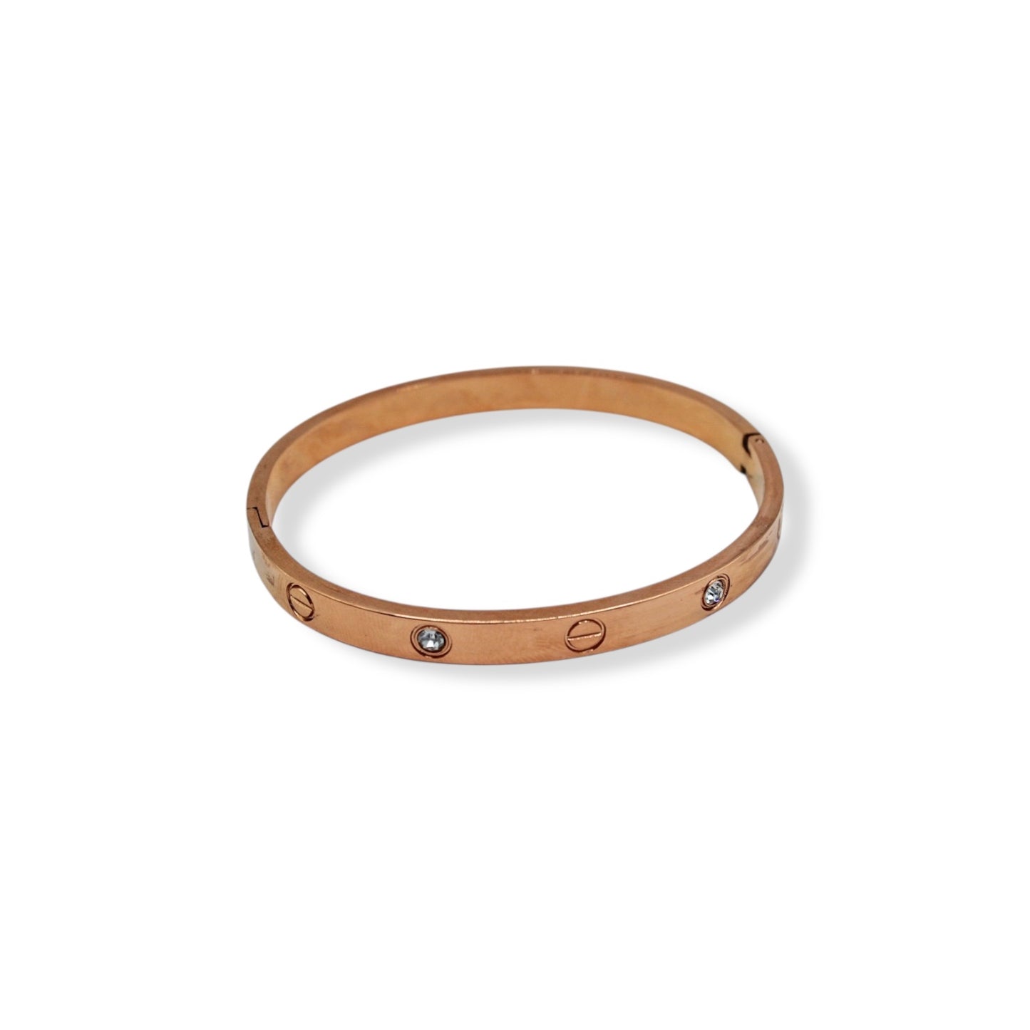 BRAZALETE CARTXR ROSE GOLD CON ZIRCONIA
