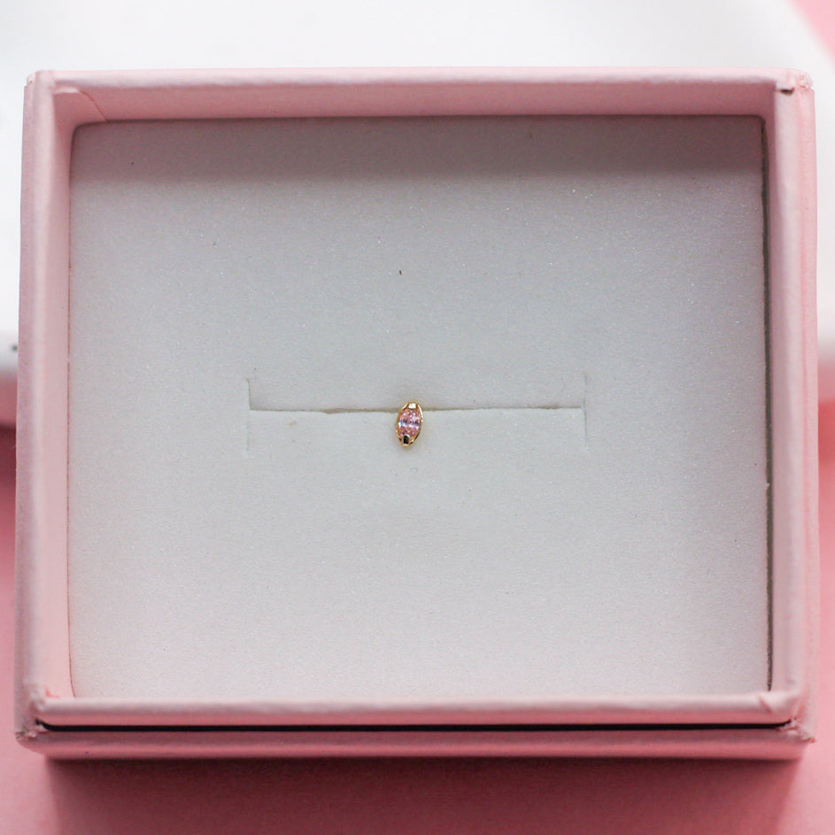 PÉTALO ROSA ORO ITALIANO 10k