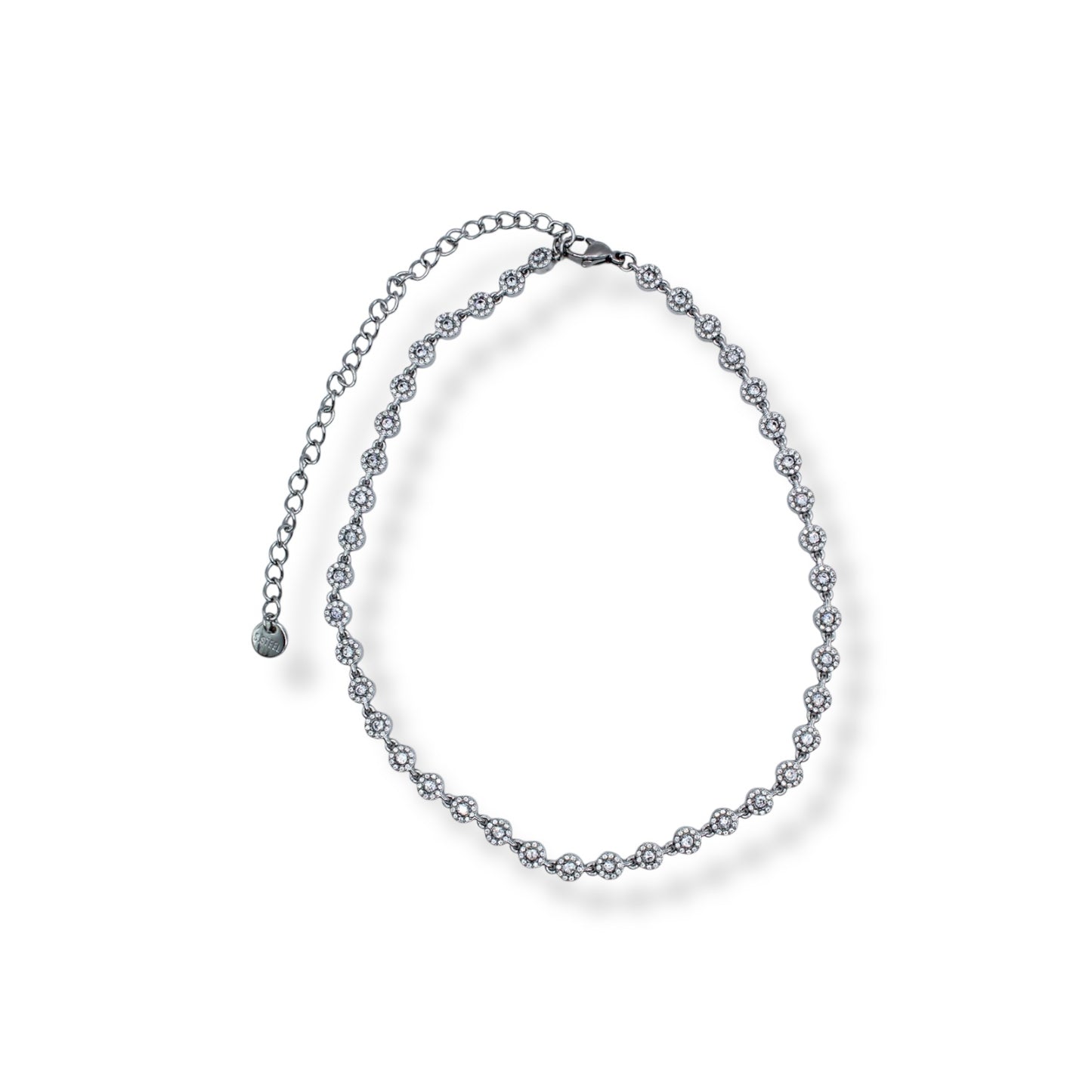 COLLAR CIRCULO ZIRCONIA CHICO (GARGANTILLA)