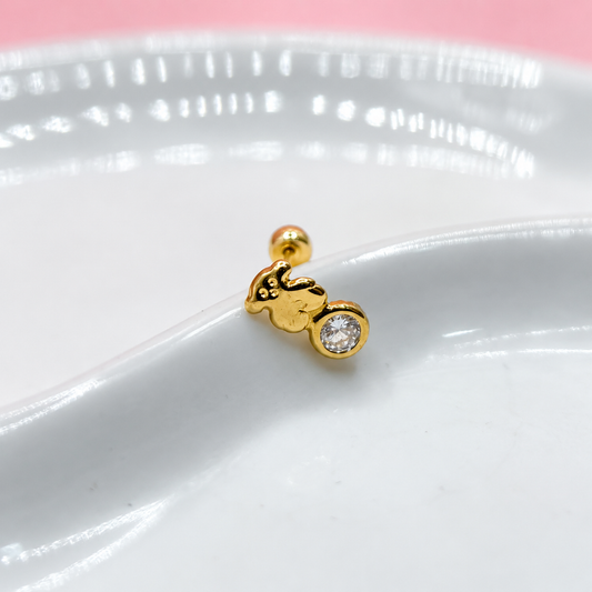 TOUS ZIRCONIA BICEL 10K