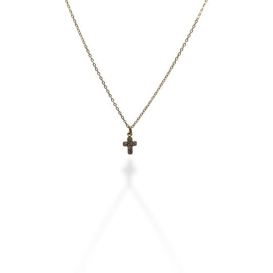 COLLAR CRUZ MINI CHUNKY ZIRCONIAS