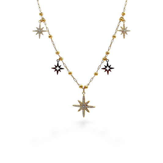 COLLAR DIJES DESTELLOS LISOS