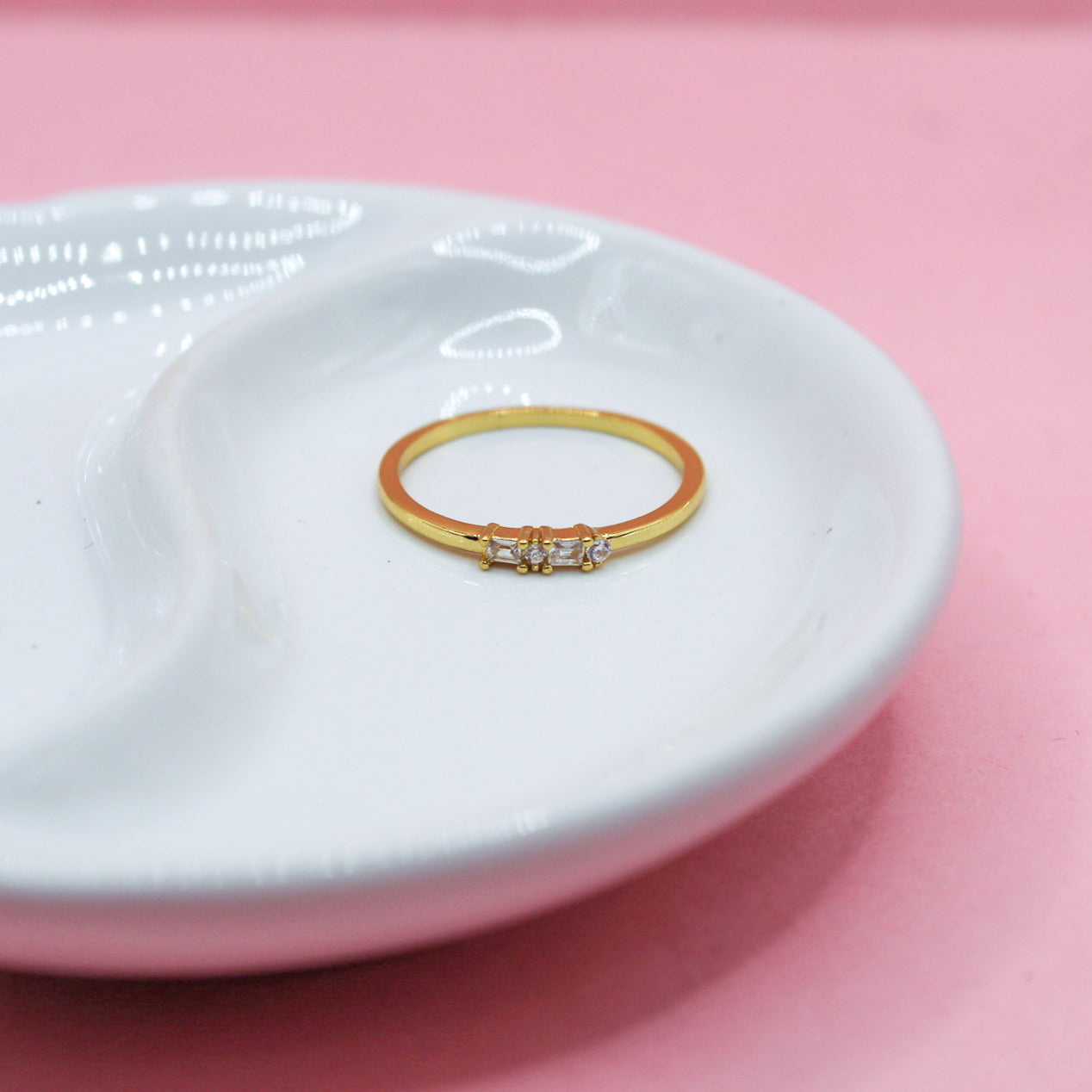 ANILLO ZIRCONIA RECTANGULAR Y ZIRCONIA