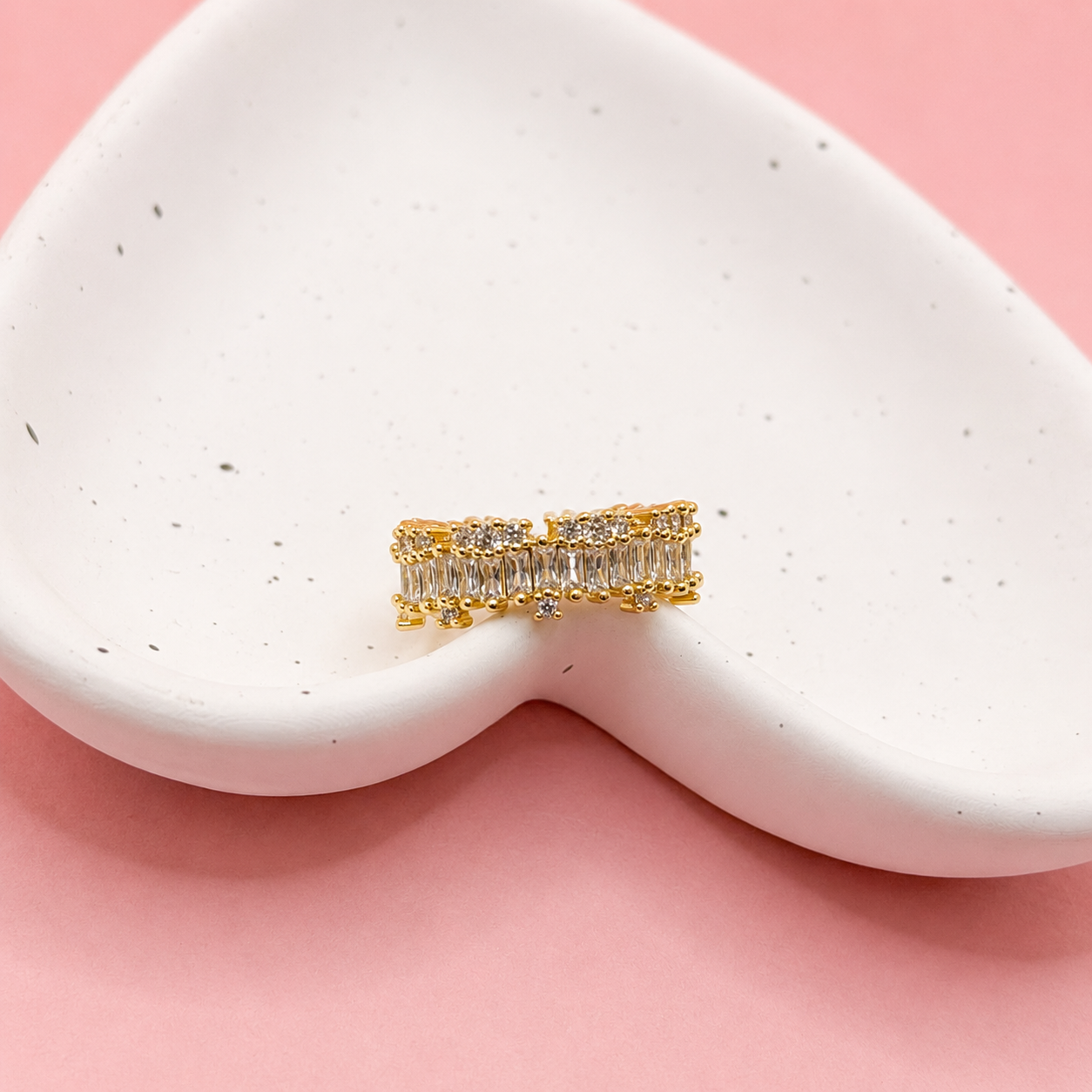 ANILLO ZIRCONIAS BAGUETTE Y ZIRCONIAS MINIS