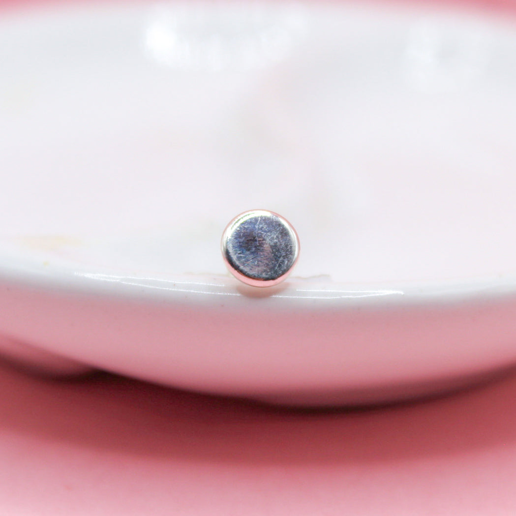 BROQUEL CÍRCULO LISO .925