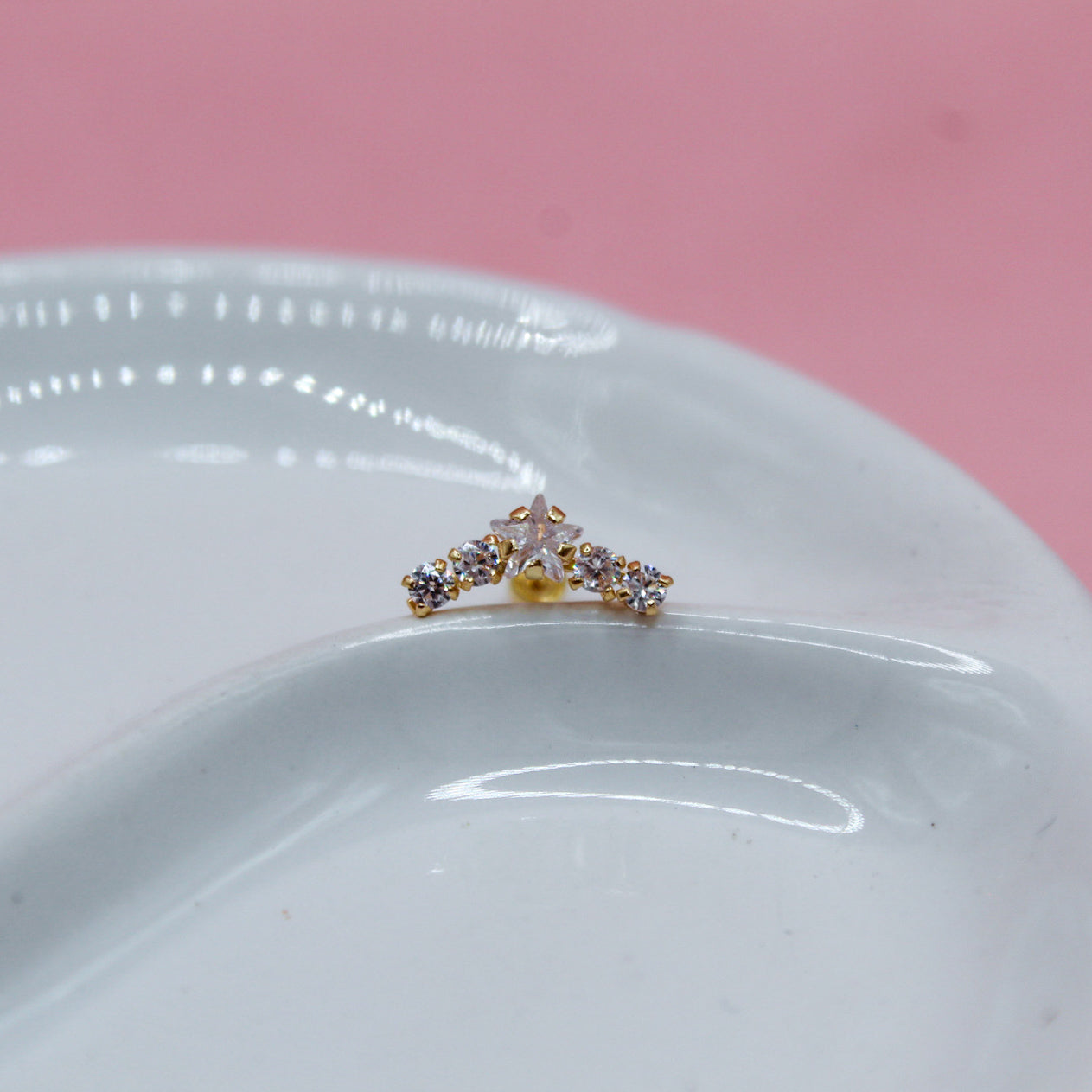 LAMBADA ESTRELLA CENTRO ORO ITALIANO 10K