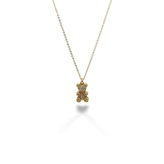 COLLAR OSITO CHUNKY ZIRCONIAS