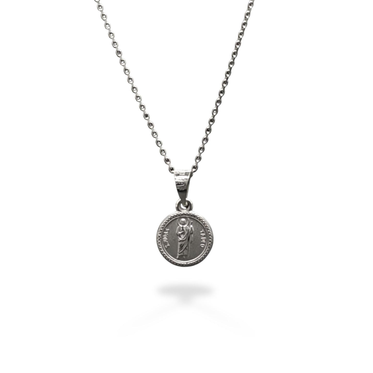 COLLAR SAN JUDAS PLATA .925