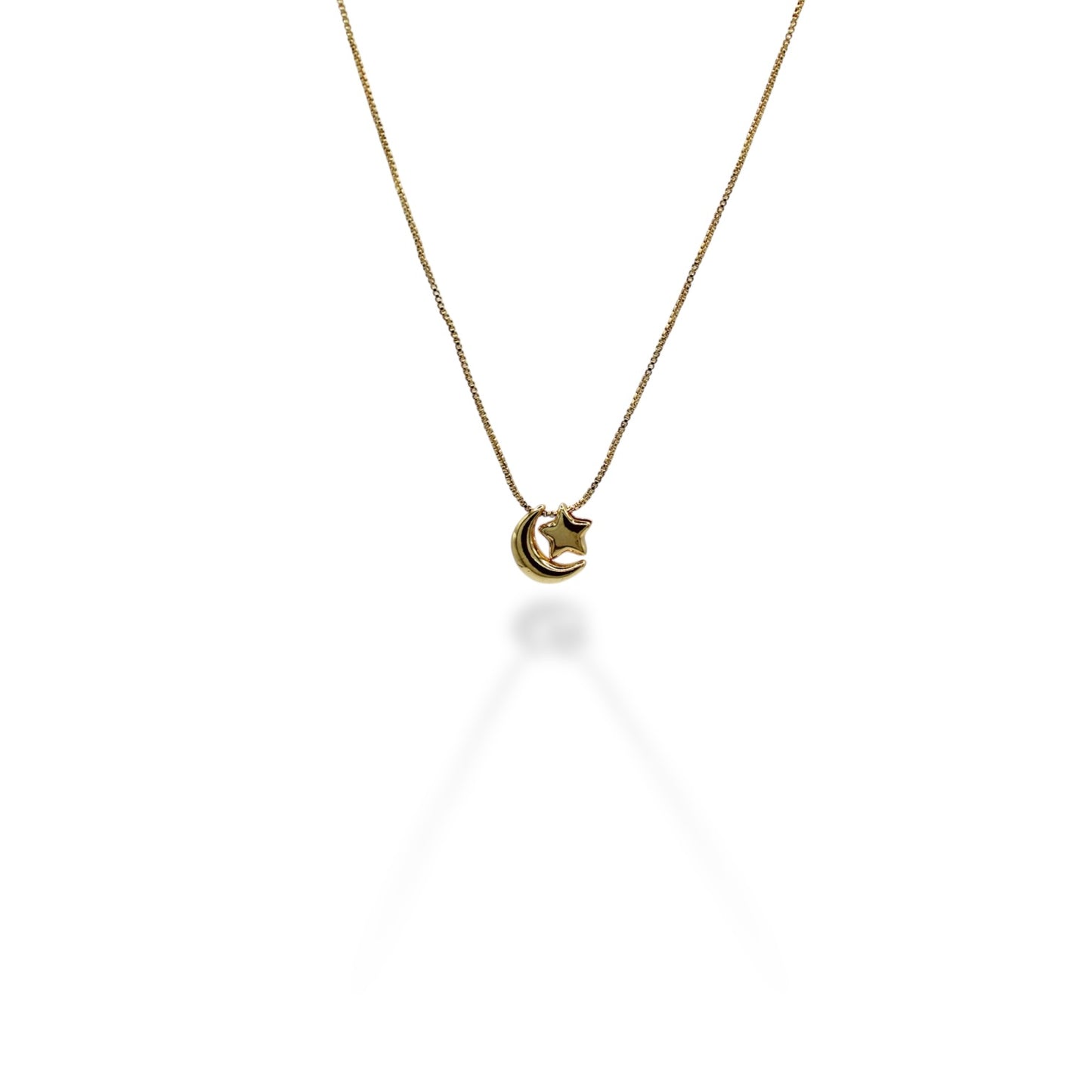 COLLAR MINI LUNA Y ESTRELLA