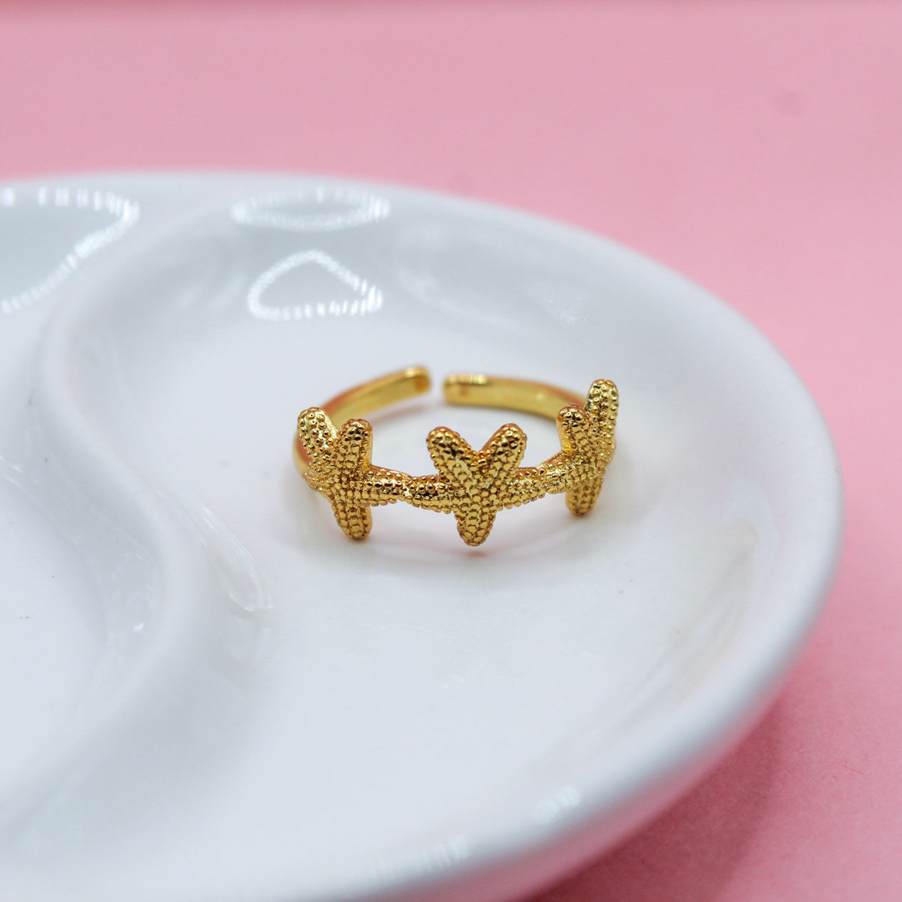 ANILLO TRES ESTRELLAS DE MAR