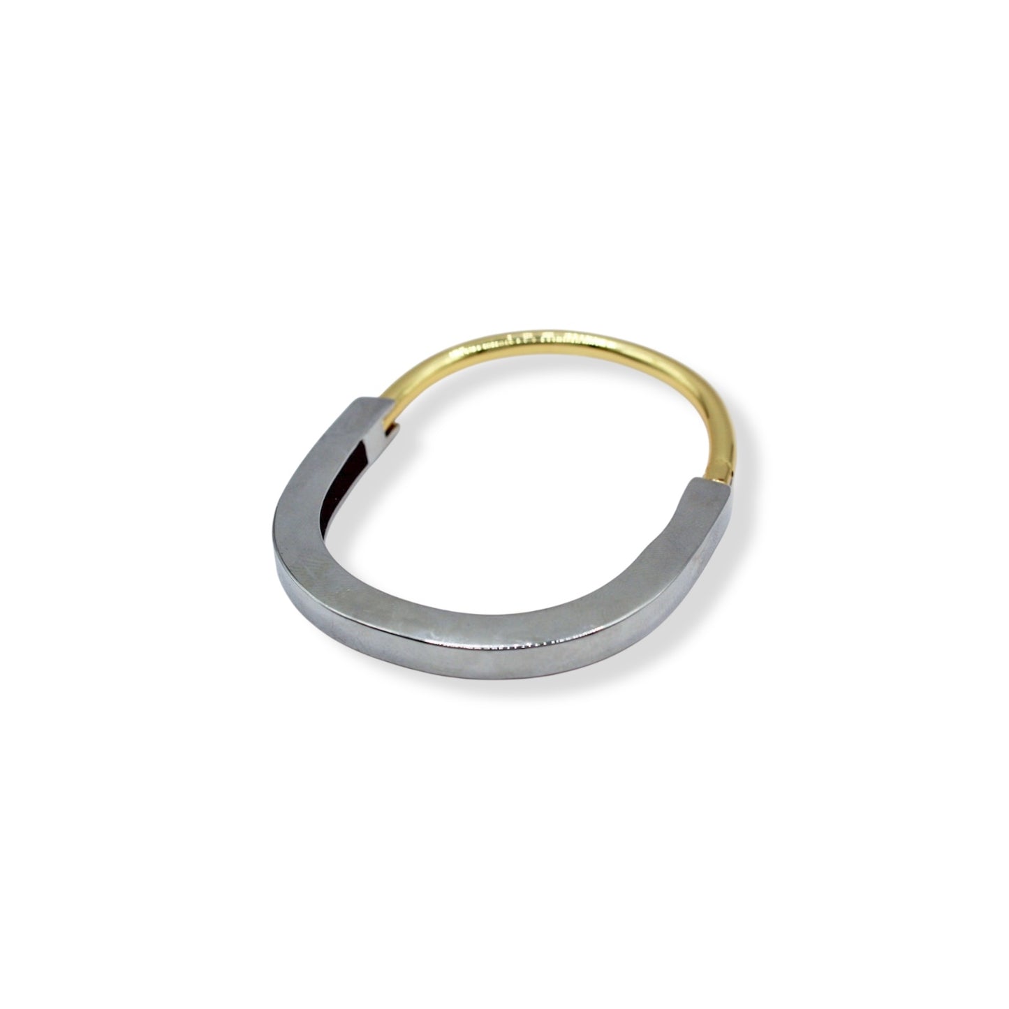 BRAZALETE LOCK LISO BICOLOR