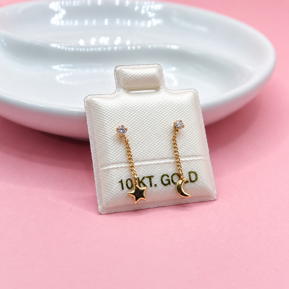 ZIRCONIA CON DIJE COLGANTE 10K
