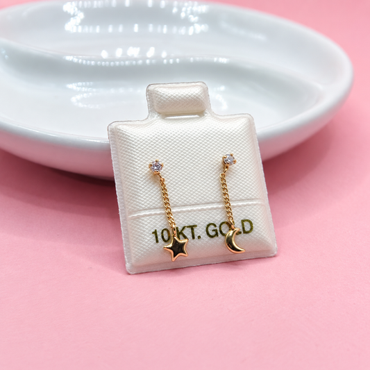 ZIRCONIA CON DIJE COLGANTE 10K