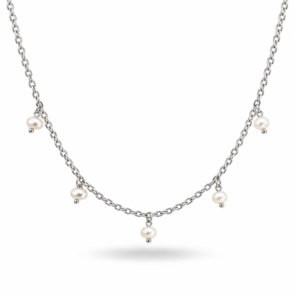 COLLAR CINCO MINI PERLAS