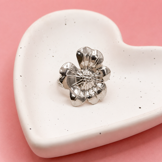 ANILLO CHUNKY FLOR IRREGULAR