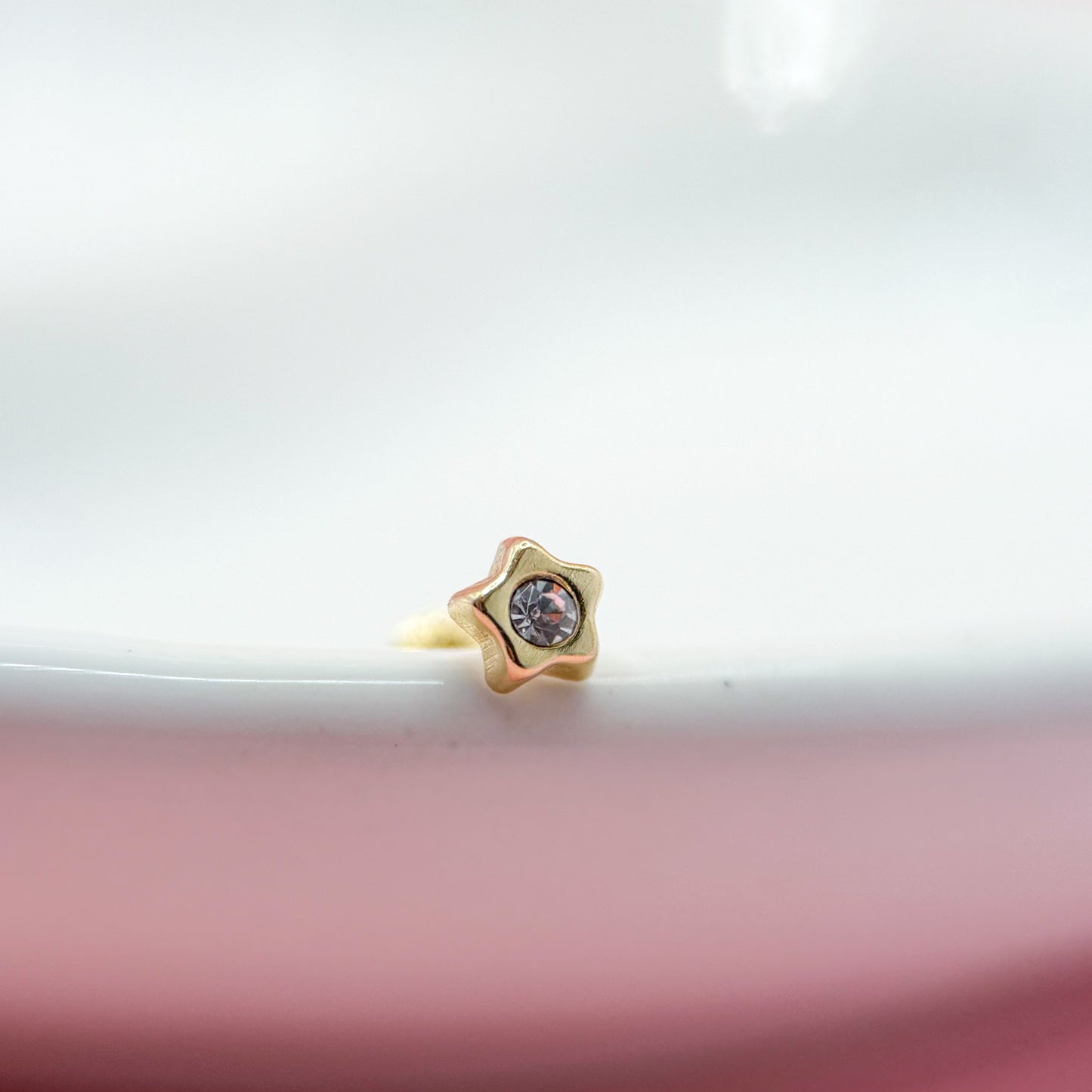 ESTRELLA MINI ZIRCONIA 10K